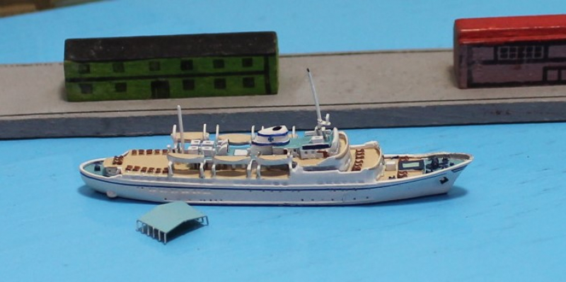 Passagierschiff "Delos" ex "Wappen von Hamburg I" (1 St.) GR 1961 Risawoleska RI 170a